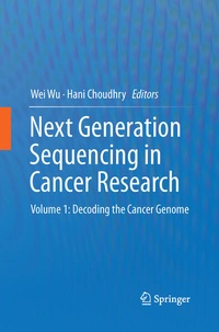 Enlarge image Cover: Next Generation Sequencing in Cancer Research - Springer
