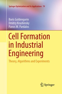 Enlarge image Cover: Cell Formation in Industrial Engineering - Springer