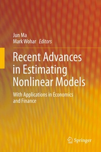 Enlarge image Cover: Recent Advances in Estimating Nonlinear Models - Springer