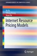 Cover: Internet Resource Pricing Models - Springer