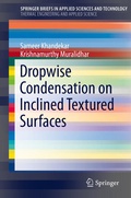 Cover: Dropwise Condensation on Inclined Textured Surfaces - Springer