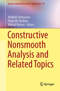 Abbildung von: Constructive Nonsmooth Analysis and Related Topics - Springer