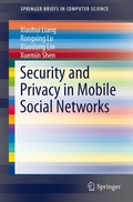 Cover: Security and Privacy in Mobile Social Networks - Springer