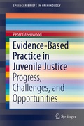 Cover: Evidence-Based Practice in Juvenile Justice - Springer