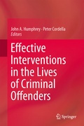 Cover: Effective Interventions in the Lives of Criminal Offenders - Springer