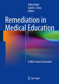 Abbildung von: Remediation in Medical Education - Springer