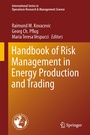 Cover: Handbook of Risk Management in Energy Production and Trading - Springer