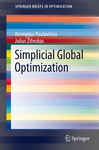 Enlarge image Cover: Simplicial Global Optimization - Springer