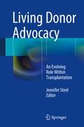 Cover: Living Donor Advocacy - Springer