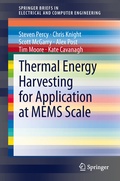 Cover: Thermal Energy Harvesting for Application at MEMS Scale - Springer