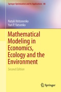 Cover: Mathematical Modeling in Economics, Ecology and the Environment - Springer