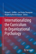 Cover: Internationalizing the Curriculum in Organizational Psychology - Springer
