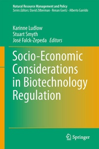 Enlarge image Cover: Socio-Economic Considerations in Biotechnology Regulation - Springer