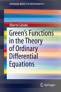 Abbildung von: Green's Functions in the Theory of Ordinary Differential Equations - Springer