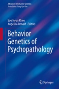 Cover: Behavior Genetics of Psychopathology - Springer