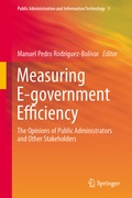 Cover: Measuring E-government Efficiency - Springer
