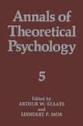 Cover: Annals of Theoretical Psychology - Springer