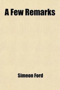 Cover: A Few Remarks - General Books