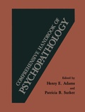 Cover: Comprehensive Handbook of Psychopathology - Springer