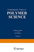 Cover: Contemporary Topics in Polymer Science: Volume 4 - Kluwer Academic/Plenum Publishers