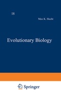 Cover: Evolutionary Biology - Springer