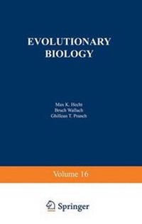 Enlarge image Cover: Evolutionary Biology - Plenum Publishing Corporation
