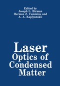 Cover: Laser Optics of Condensed Matter - Springer