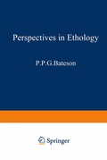 Cover: Perspectives in Ethology - Springer