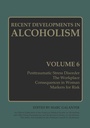 Cover: Recent Developments in Alcoholism - Springer