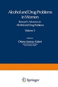 Cover: Alcohol and Drug Problems in Women - Plenum Publishing Corporation