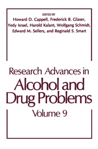 Enlarge image Cover: Research Advances in Alcohol and Drug Problems - Springer