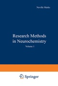 Cover: Research Methods in Neurochemistry - Springer