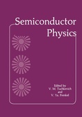 Cover: Semiconductor Physics - Springer
