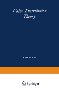 Enlarge image Cover: Value Distribution Theory - Springer