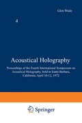 Cover: Acoustical Holography - Springer