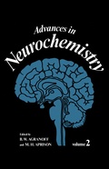 Cover: Advances in Neurochemistry - Springer