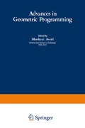 Cover: Advances in Geometric Programming - Springer