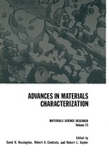 Cover: Advances in Materials Characterization - Springer