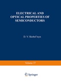 Cover: Electrical and Optical Properties of Semiconductors - Springer