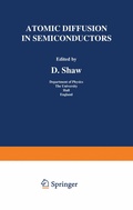 Cover: Atomic Diffusion in Semiconductors - Springer