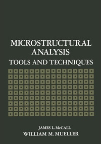 Enlarge image Cover: Microstructural Analysis - Springer