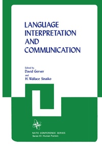 Enlarge image Cover: Language Interpretation and Communication - Springer