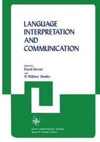 Abbildung von: Language Interpretation and Communication - Kluwer Academic/Plenum Publishers
