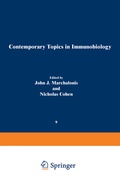 Cover: Contemporary Topics in Immunobiology - Springer