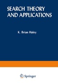 Cover: Search Theory and Applications - Springer