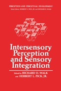 Cover: Intersensory Perception and Sensory Integration - Springer