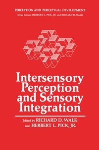 Enlarge image Cover: Intersensory Perception and Sensory Integration - Springer