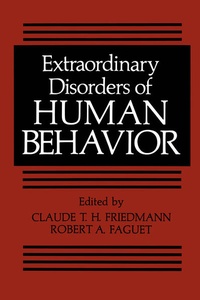 Enlarge image Cover: Extraordinary Disorders of Human Behavior - Springer