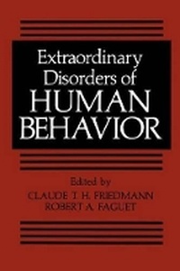 Enlarge image Cover: Extraordinary Disorders of Human Behavior - Kluwer Academic / Plenum Publishers