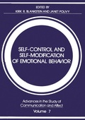 Cover: Self-Control and Self-Modification of Emotional Behavior - Springer